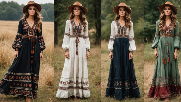 Collection élégante de robe longue bohème pour toutes occasions